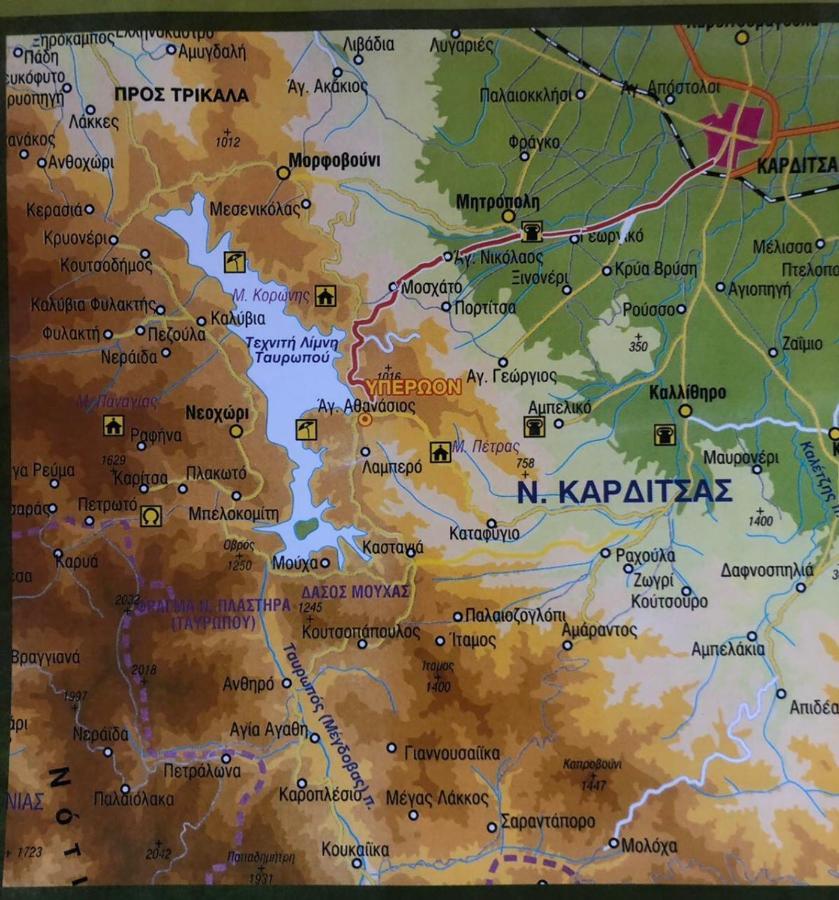 Ξενώνας Παρατηρητήριο Υπερώον Agios Athanasios  Экстерьер фото